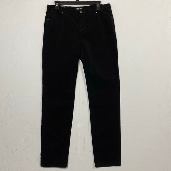 Buffalo David Bitton Women's Marvel Velvet Mid Rise Stretch Skinny Pant Size 12 - Picture 1 of 12